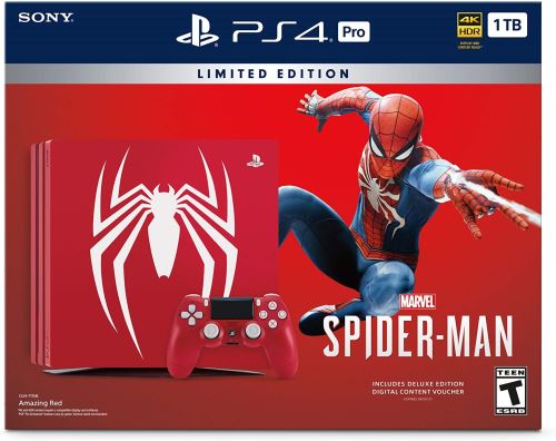 PlayStation 4 PRO 1TB - Spider-Man Limited Edition + originální balení