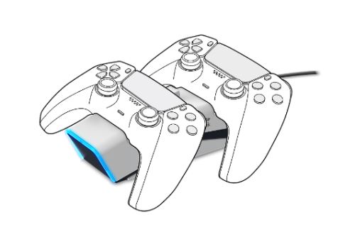 [PS5] Nabíjecí Stanice Pro PS5 Dualsense Ovladače - Speedlink (Nová)