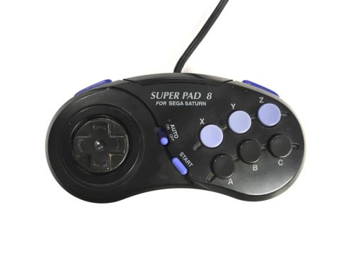 [Sega Saturn] Drátový ovladač InterAct Super Pad 8 (estetická vada)