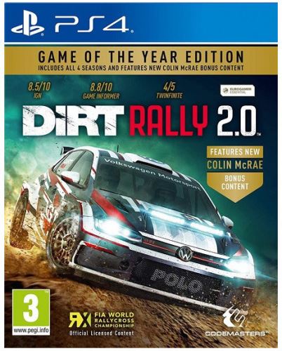 PS4 Dirt Rally 2.0 GOTY (nová)