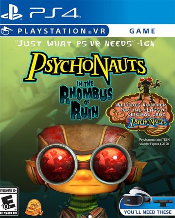 PS4 Psychonauts In The Rhombus Of Ruin (VR) (nová)