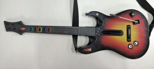 [Xbox 360] Bezdrátová kytara Guitar Hero RedOctane Sunburst (estetická vada)