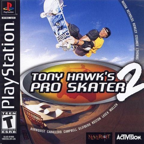 PSX PS1 Tony Hawk's Pro Skater 2