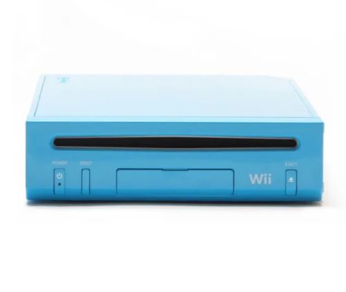 Nintendo Wii - herní konzole - modrá limitovaná edice (estetická vada)