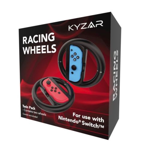 [Nintendo Switch] KYZAR Joy Con Wheel - Volant černý (nový)
