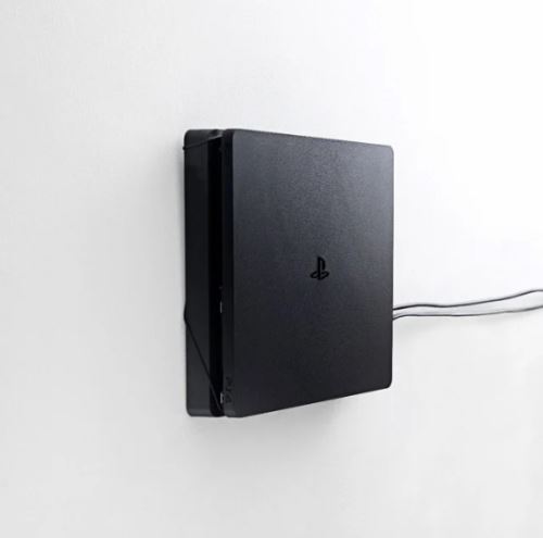 [PS4 Slim] Floating Grip Držák/Stojan na stěnu černý (nový)