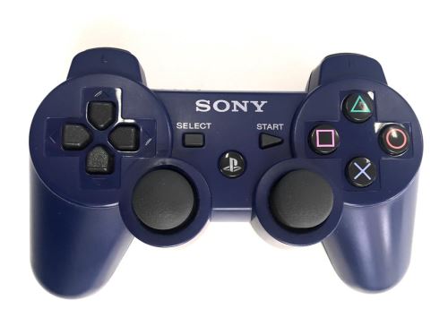 [PS3] Bezdrátový Ovladač Sony Dualshock - tmavě modrý (estetická vada)