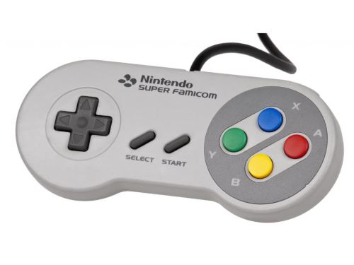 [Nintendo SNES] Originální Nintendo Drátový ovladač (estetická vada)