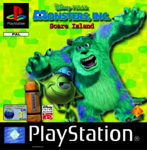 PSX PS1 Disney-Pixar's Monsters, Inc. - Scare Island