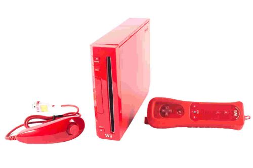Nintendo Wii - herní konzole - červená