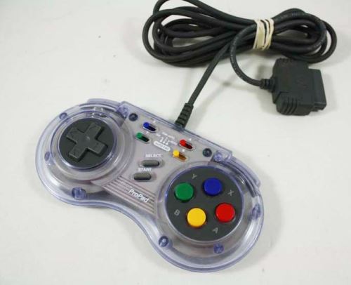 [Nintendo SNES] Drátový Ovladač SN ProPad (estetická vada)
