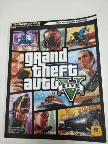 Game Book - GTA V Grand Theft Auto 5 (DE) (estetická vada)