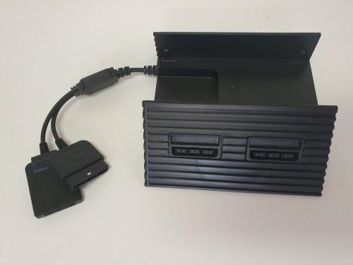 [PS2] Fat HUB stojan na 4 paměťové karty a ovladače - černý