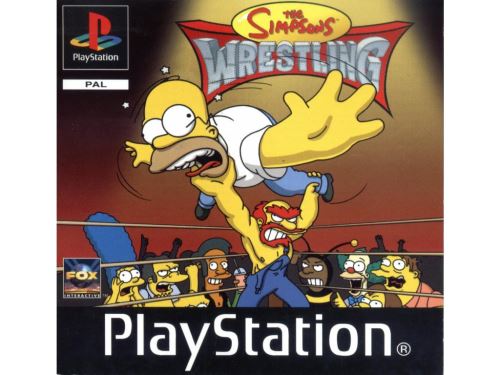 PSX PS1 The Simpsons - Wrestling
