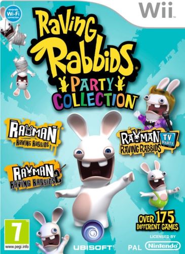 Nintendo Wii Rayman Raving Rabbids Party Collection
