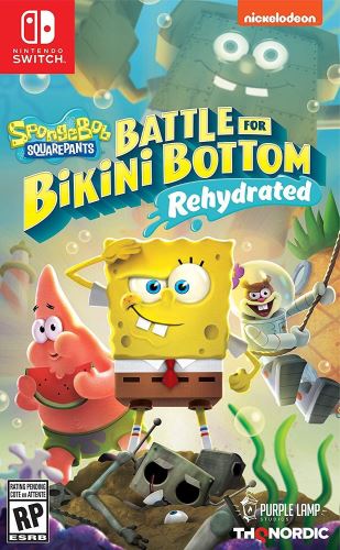 Nintendo Switch Spongebob SquarePants Battle for Bikini Bottom Rehydrated (nová)