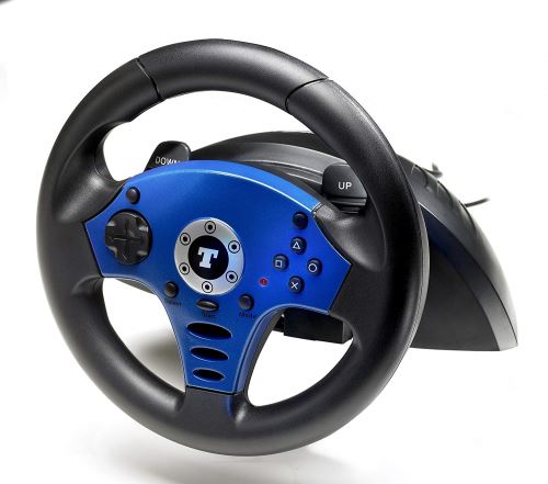 [PS2] Thrustmaster T-Blue Megapack (volant s pedály)