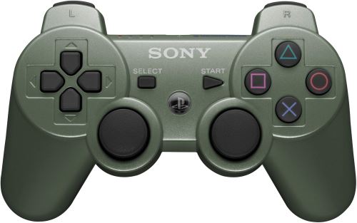 [PS3] Bezdrátový Ovladač Sony Dualshock - Jungle Green