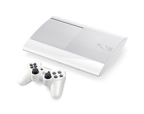 PlayStation 3 500 GB Super Slim - Bílý (estetická vada)