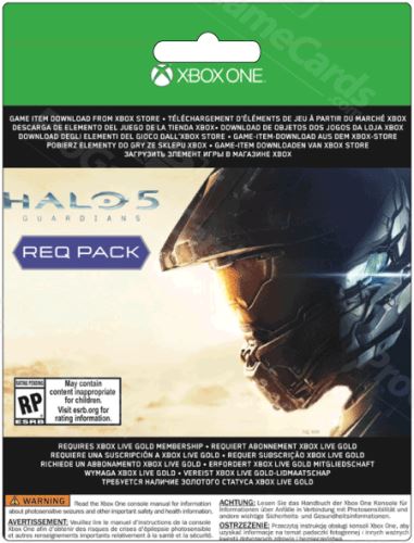 Voucher Xbox One Doplněk ke hře Halo 5 - Req Pack