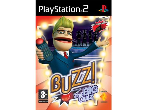PS2 Buzz! - Velký Kvíz (hra + drátové ovladače)