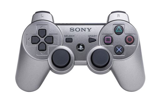 [PS3] Bezdrátový Ovladač Sony Dualshock - tmavě stříbrný