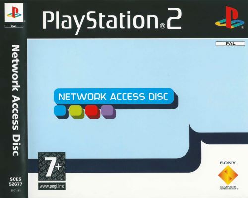 DVD Network Access Discs pro PlayStation 2 + Hardware: Online Arena (nepoužitelné)