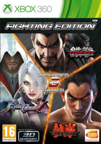 Xbox 360 Fighting Edition - Tekken Tag Tournament 2, Tekken 6, Soul Calibur 5 (nová)
