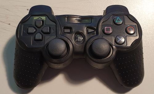 [PS3] Bezdrátový Ovladač Sony Dualshock - černý (různé estetické vady) + pouzdro