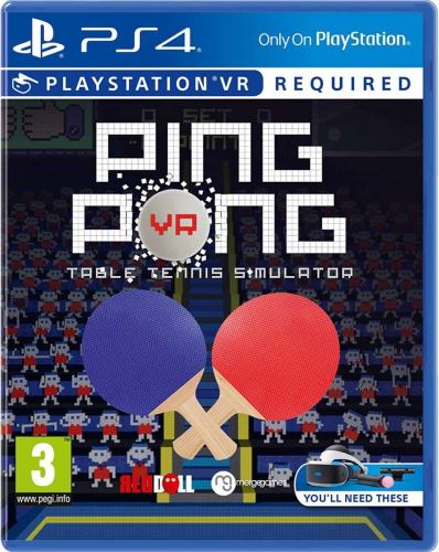 PS4 Ping Pong VR - Stolní tennis (nová)