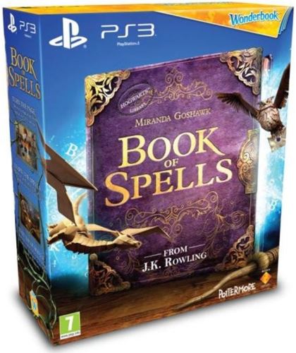 PS3 Move Wonderbook Book of Spells, Kniha Kouzel + Kniha (CZ) (originální balení)