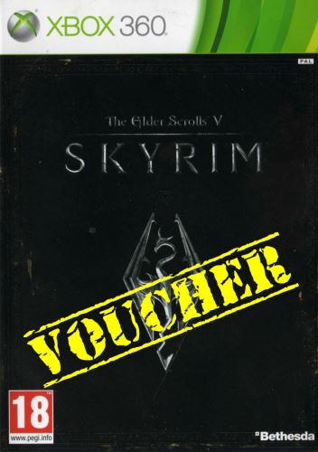 Voucher Xbox 360 Skyrim The Elder Scrolls 5