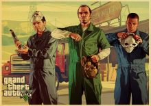 Plakát GTA 5 Grand Theft Auto V Vintage 2 (nový)
