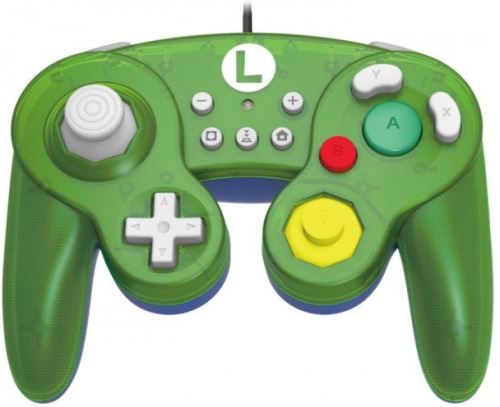 [Nintendo Switch] Drátový Ovladač Hori Super Smash Bros - Luigi (nový)