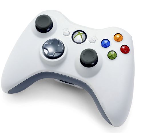 [Xbox 360] Bezdrátový Ovladač Microsoft Bílý s šedými páčkami