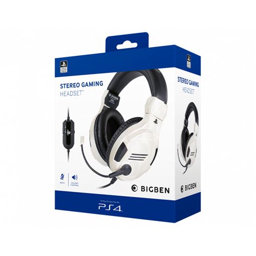 [PS4] Stereo Gaming Headset - bílý (nový)