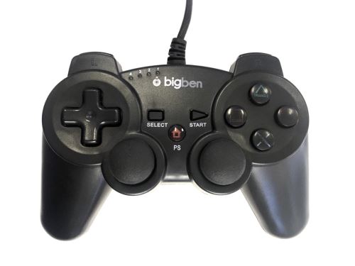 [PS3] Drátový Ovladač Bigben - černý