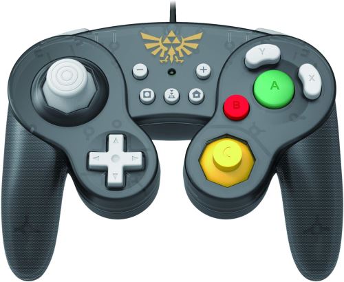 [Nintendo Switch] Drátový Ovladač Hori GameCube Style BattlePad - Zelda