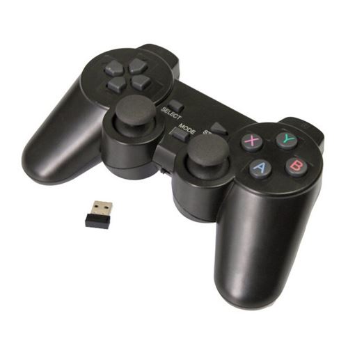 [PS3|PC] Bezdrátový Ovladač na USB přijímač - černý (nový)