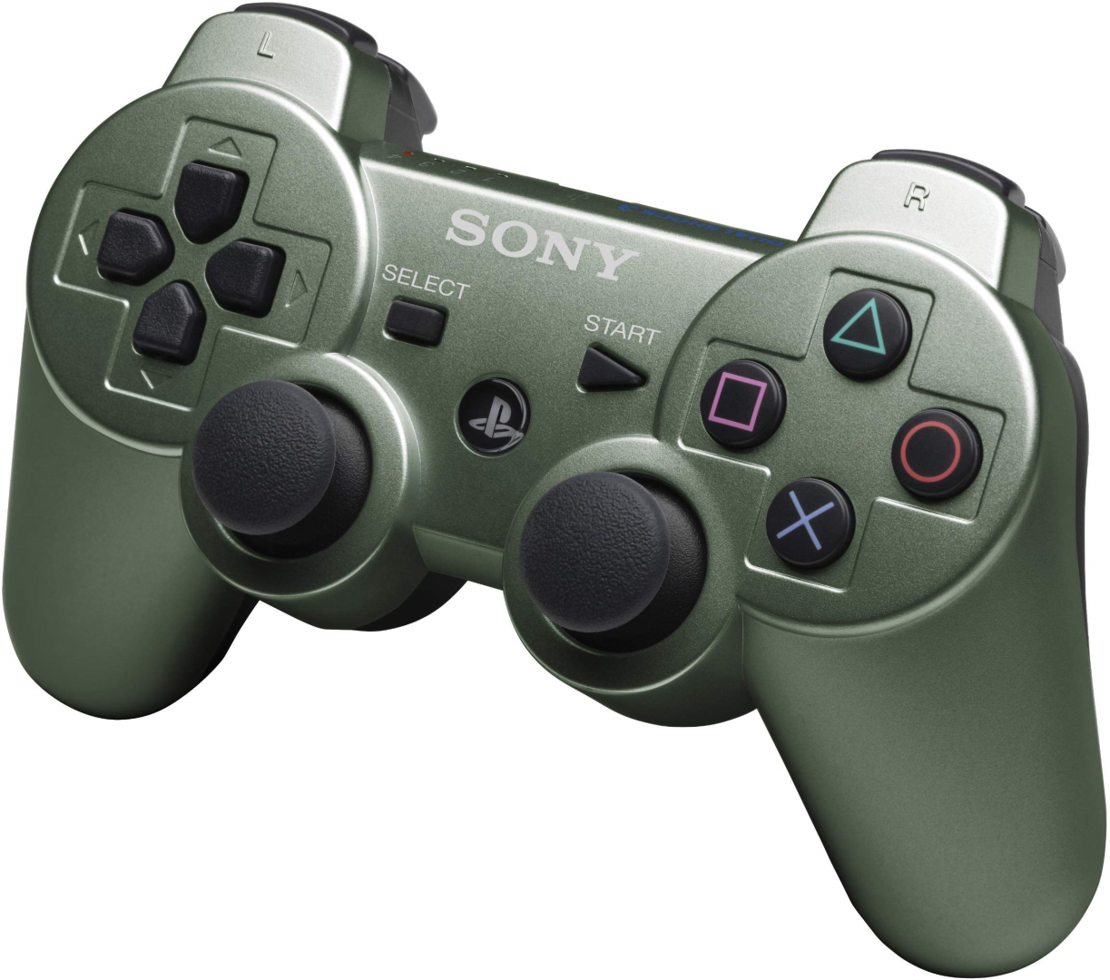 [PS3] Bezdrátový Ovladač Sony Dualshock - tmavě zelený