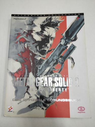 Příručka Metal Gear Solid 2 Sons of Liberty (DE) (estetická vada)