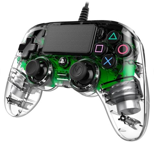 [PS4] Drátový Ovladač Nacon Compact - LED zelená (nový)