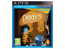 PS3 Move Wonderbook - Hra Diggs Nightcrawler (CZ) + Kniha + Ovladač Move + Eye Kamera