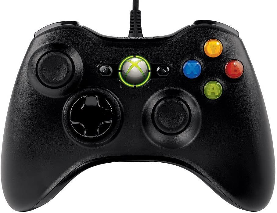 [Xbox 360] Drátový Ovladač Microsoft - černý (nový)