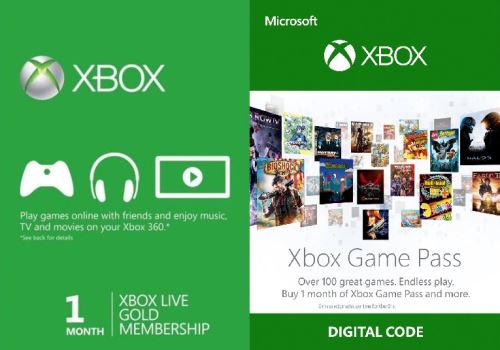 Xbox Live Gold Trial + Game Pass Na 1 měsíc