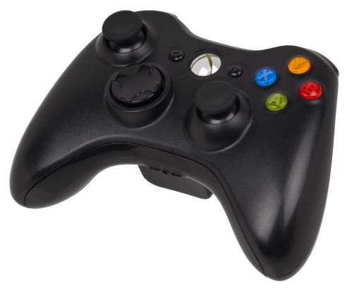 [Xbox 360] Bezdrátový Ovladač Microsoft - černý (Kat. A)