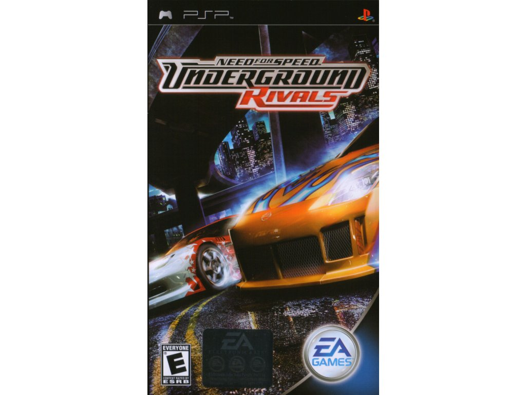 PSP Need for Speed Underground Rivals- PlayStation Portable, EA Games-  Complete