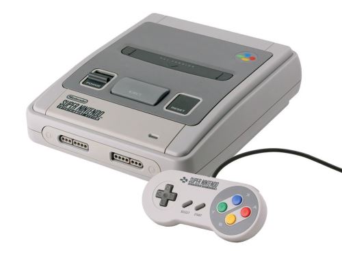 Super Nintendo Entertainment System 1990 - herní konzole (estetická vada)