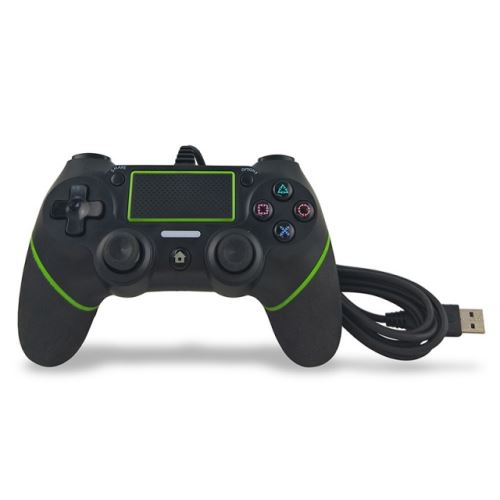[PS4] Drátový Ovladač - zeleno/černý (nový)