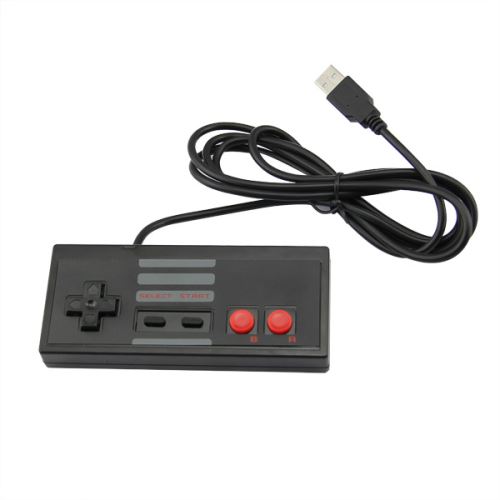 [PC] Drátový ovladač typ NES - černý (nový)